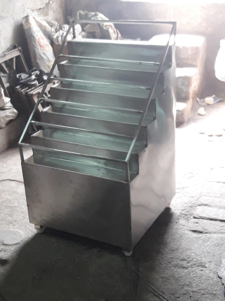 Silver Stainless Steel SS Bar Speed Rail, Size: 20X24X34
