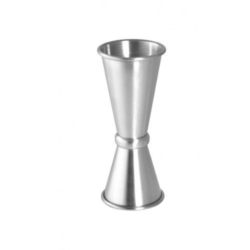 Peg Measure Silver Stainless Steel Japanese Style Jigger, Thickness: 0.6 Mm, Size: 30-60 Ml