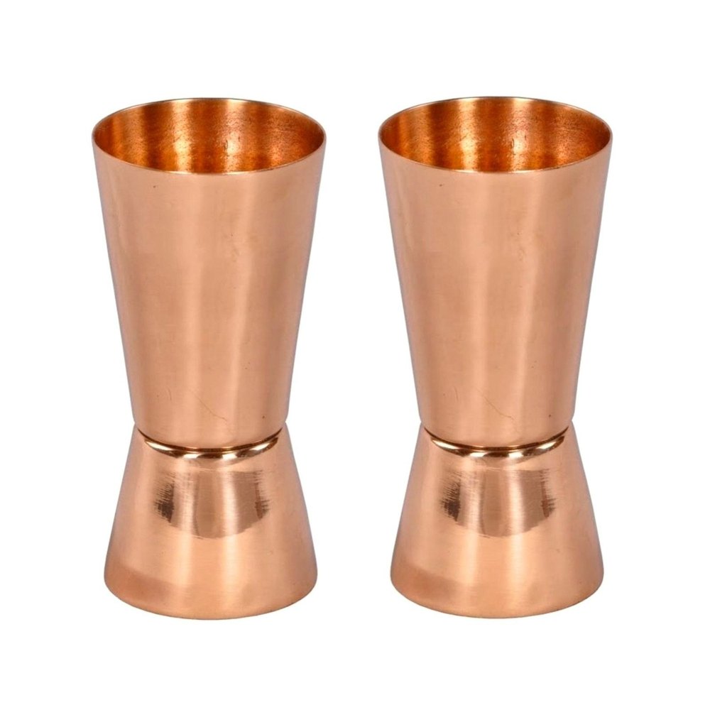 Copper Jigger Bar Glass