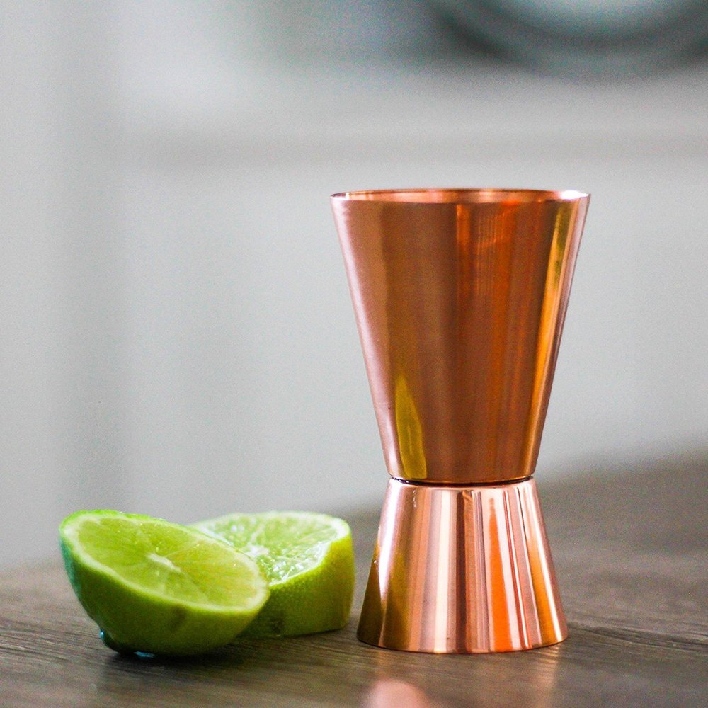 Toygully Copper Peg Measure Jigger, Size: 60 Ml And 30 Ml