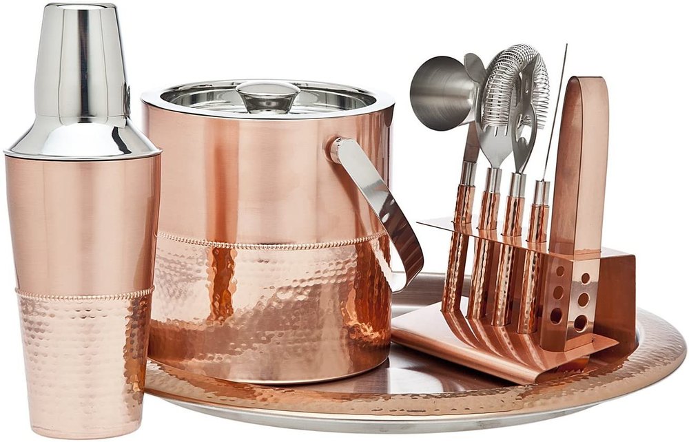 Divine Copper Brown Copper Barware, Packaging Type: Box