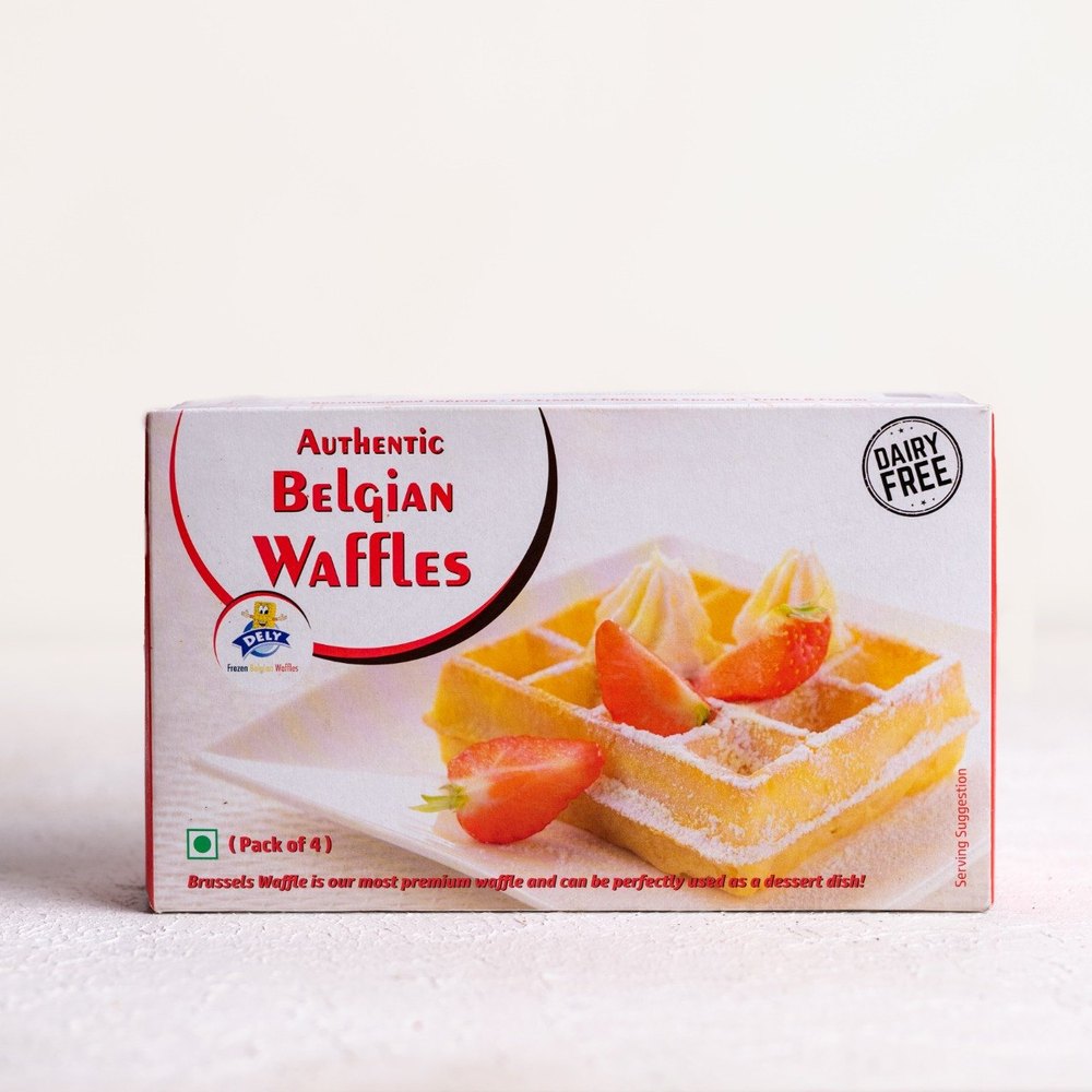 Plain Vanilla Authentic Belgian Waffles, Packaging Size: Pack Of 4, Packaging Type: Box