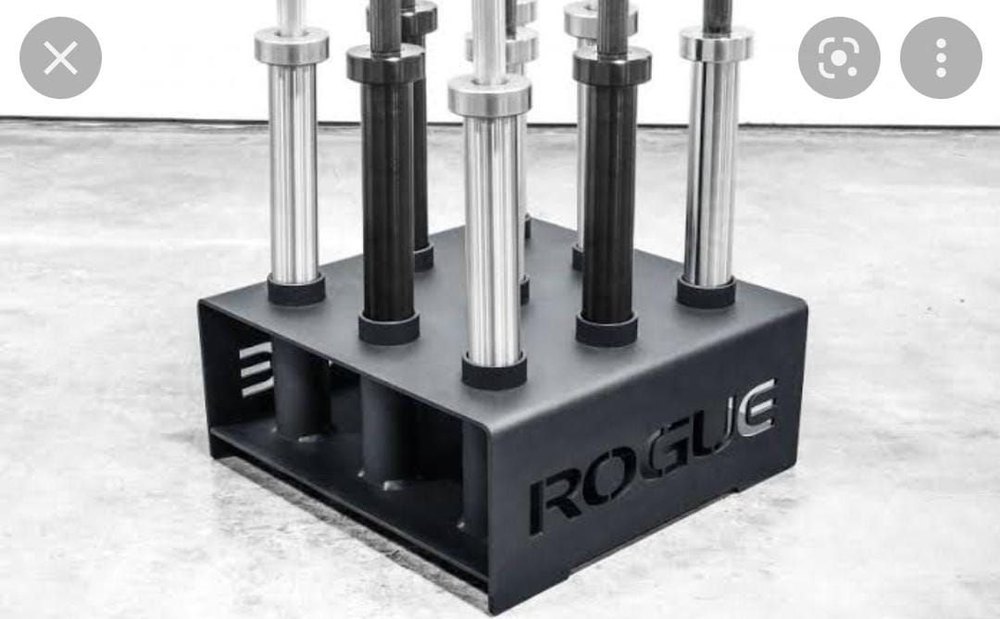 Stainless Steel Black Bar stend
