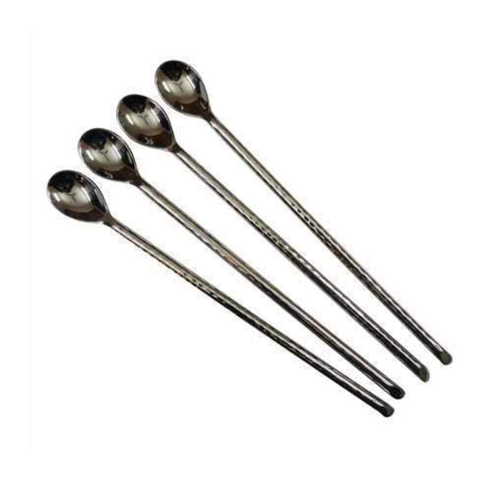 Silver Stainless Steel Cocktail Spoon