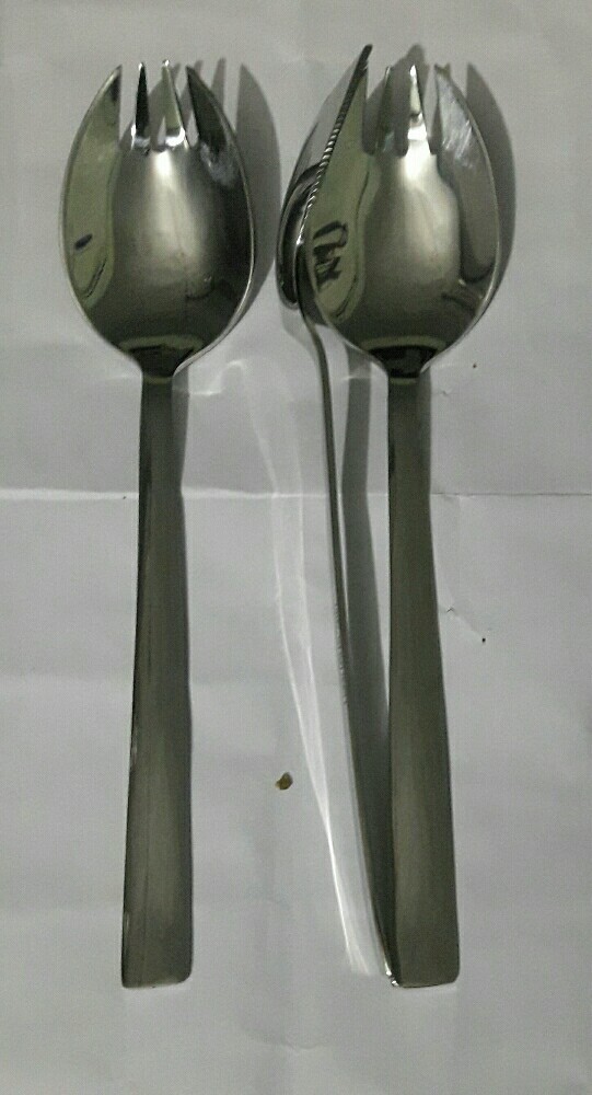 Stainless steel spork