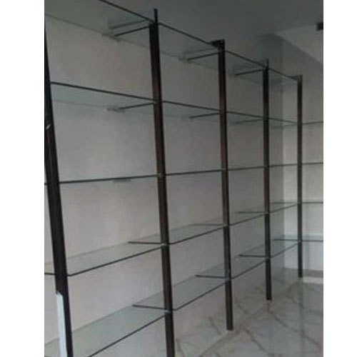Designer Glass Rack, For Supermarket