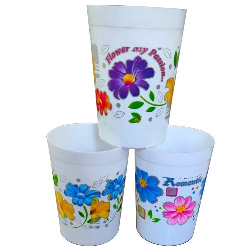 White Plastic Glass for Home