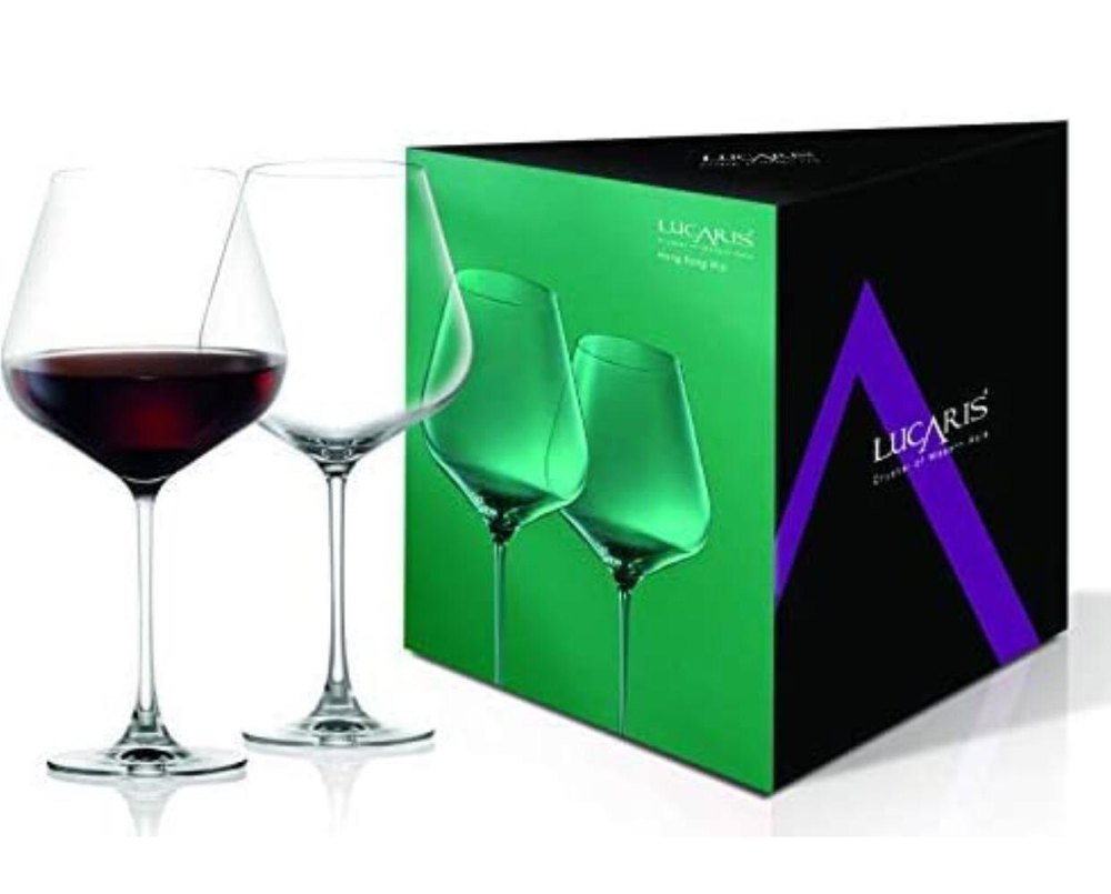 Lucaris Crystal Bordeaux Wine Glasses