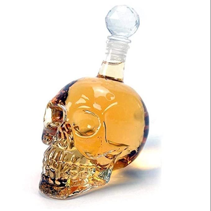 Skull Head Whiskey Decanter