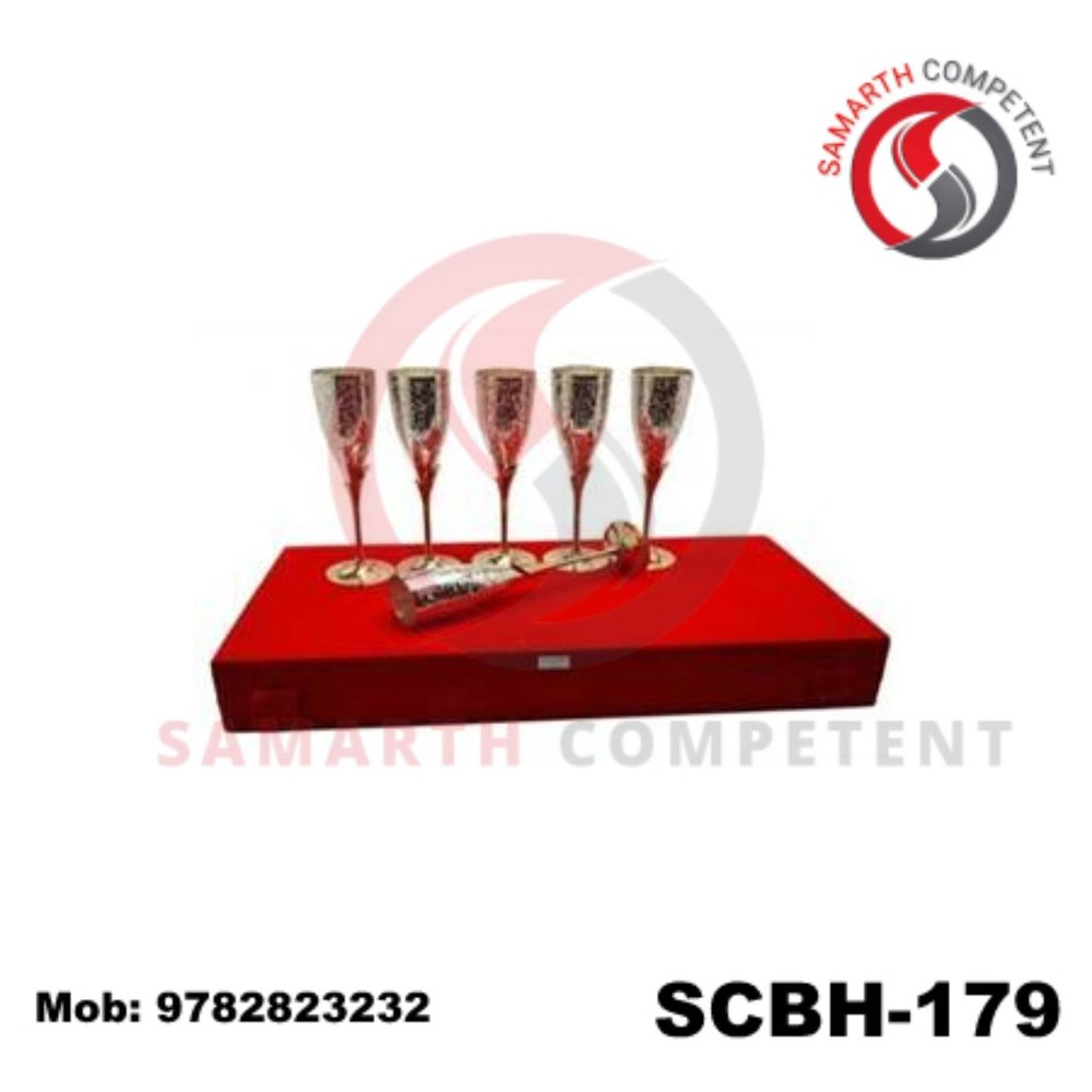 Silver Plated Brass Wine Glass