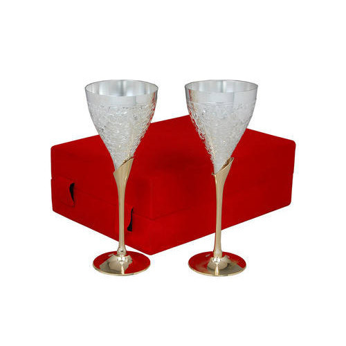 Brass Wine Glasses (Set of 10)
