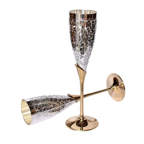 Silver Plated Wine Glass