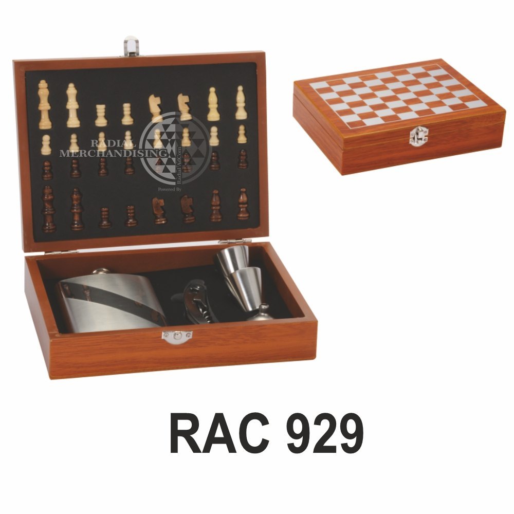 Executive Chess Board Wine Set