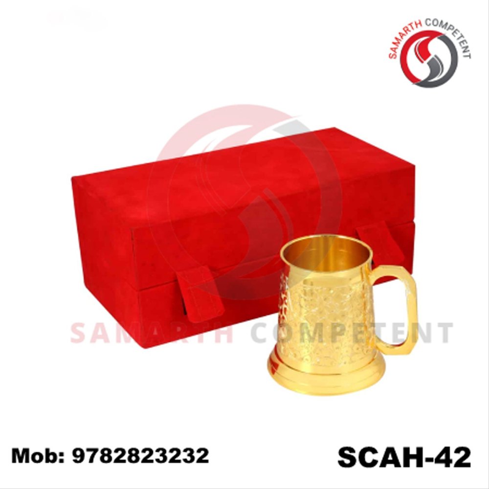 Gold Plated Beer Mug
