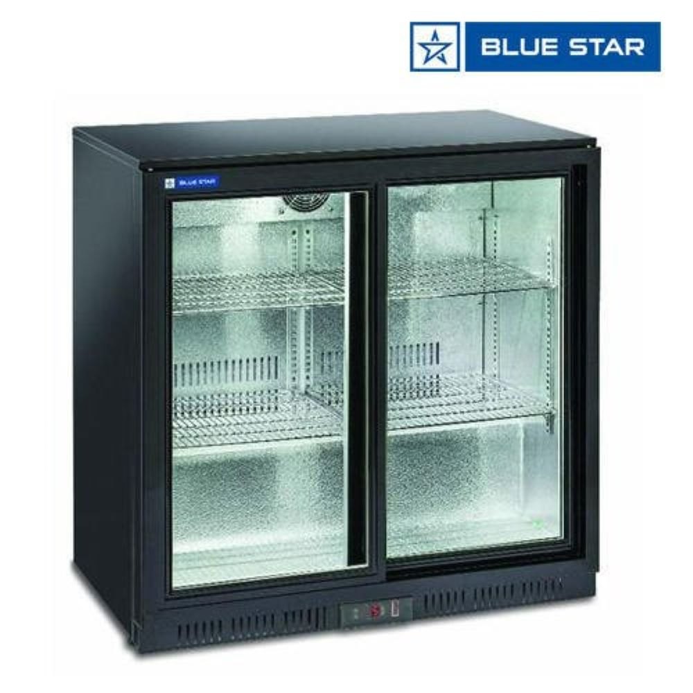 2 Door BC350A Blue Star Back Bar Chiller