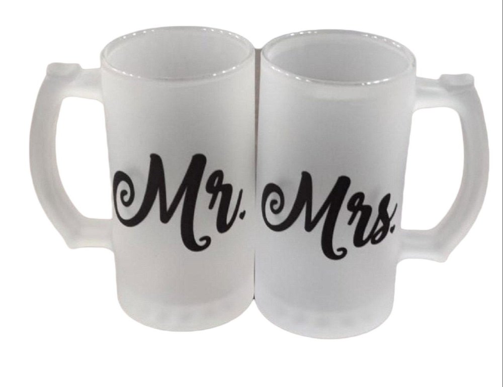 Printed Frosted Beer Mugs 16oz