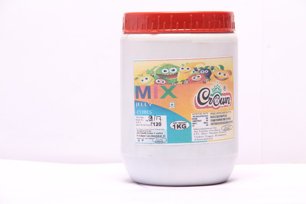 Hard Candy Orange Mix Jelly, Packaging Type: Packet