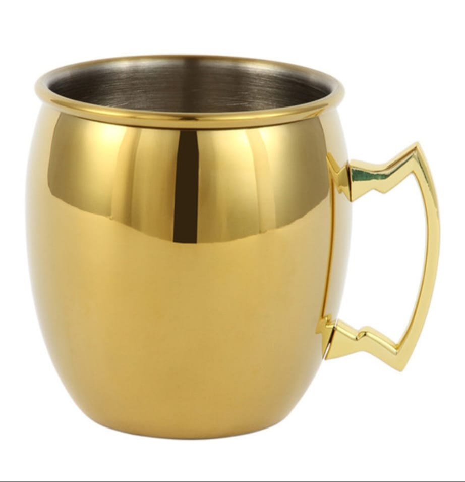 SS Gold Plated Beer Mug