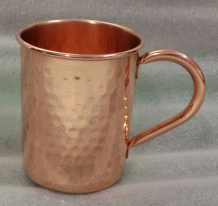 Pure Copper Hammered Mug