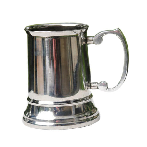 Sainbro Impex Silver Stainless Steel Beer Mug