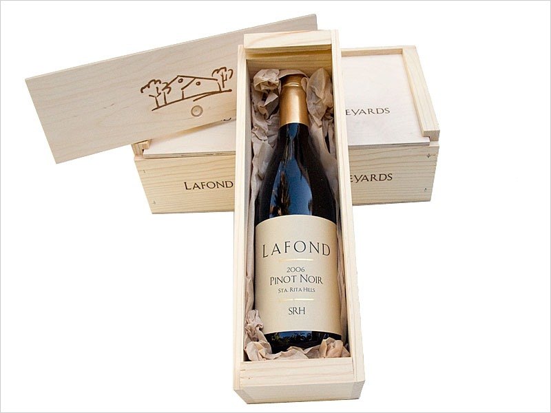 Modern Natural Wooden Winecases, Size: 100 X 100 X 350 Mm