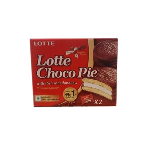 Chocolate Cream Biscuits 2 Pieces Lotte Choco Pie