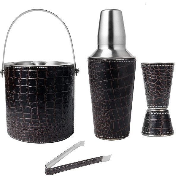 Stainless Steel Silver S S Bar Set, Packaging Type: Box