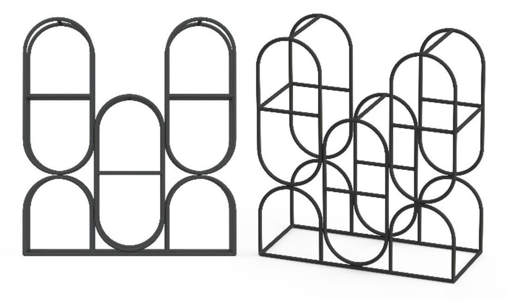 8 Bottle Wine Rack