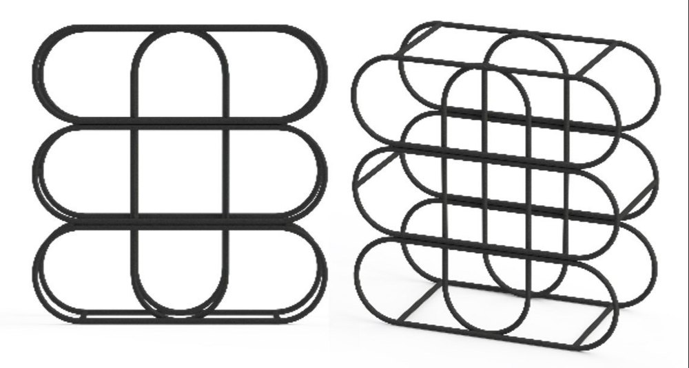 9 Bottle Wine Rack