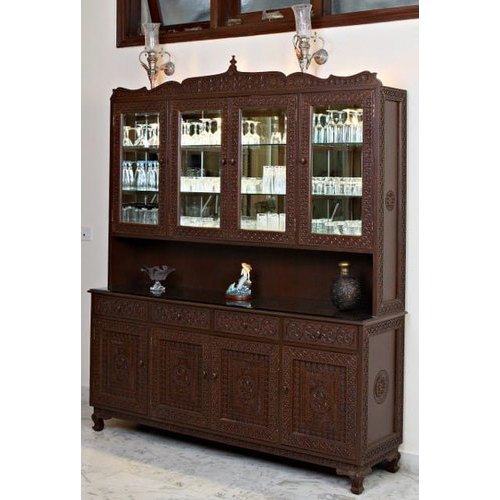 Wooden Wine Glass Cabinet