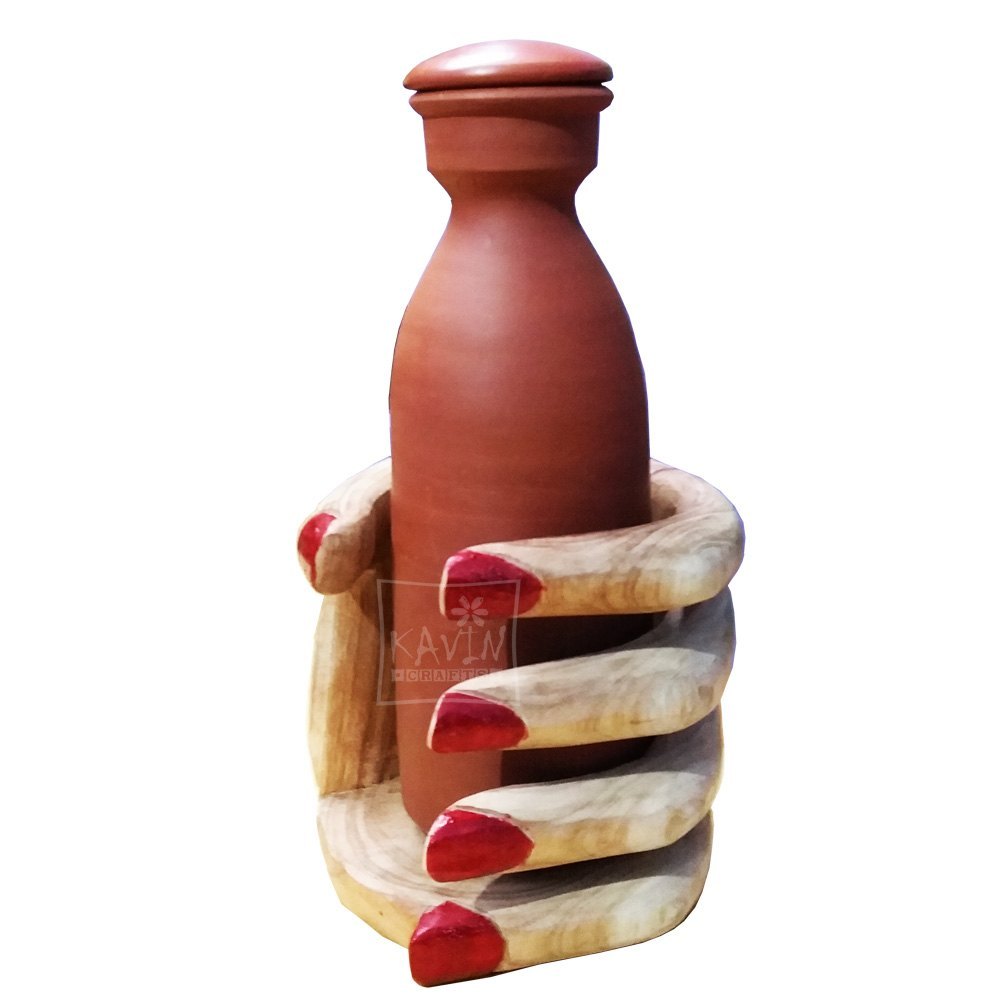 Wooden Water Bottle Holder