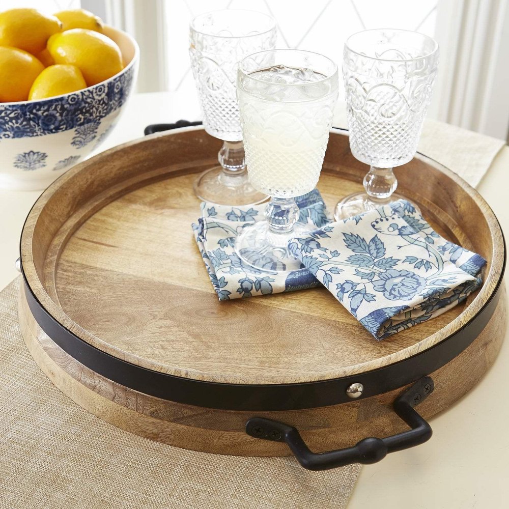 Wine Barrel Tray