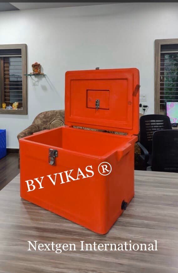 Red, Blue Polyethylene Nextgen Plastic Insulated Box 25, 50, 65, 100 Litre Capacity
