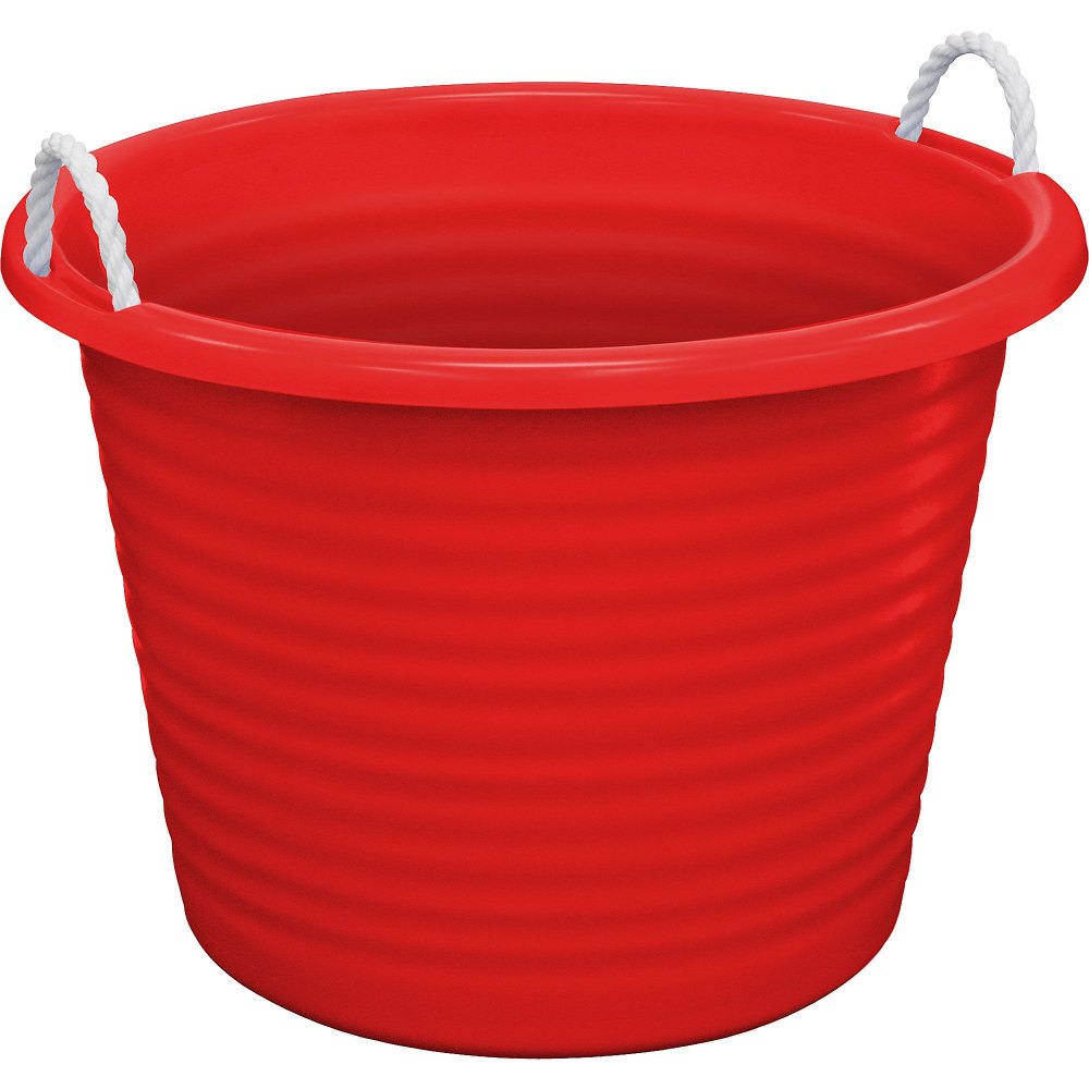 Red 3 L Plastic Ice Bucket