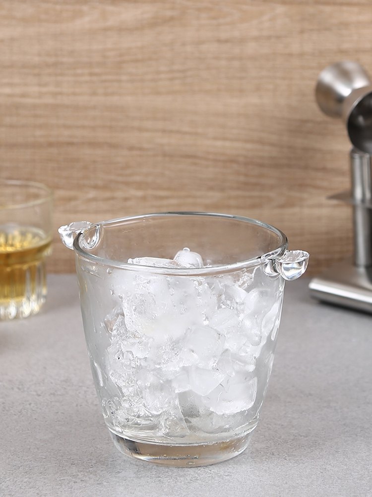 Transparent Ice Bucket Glass, For Bar