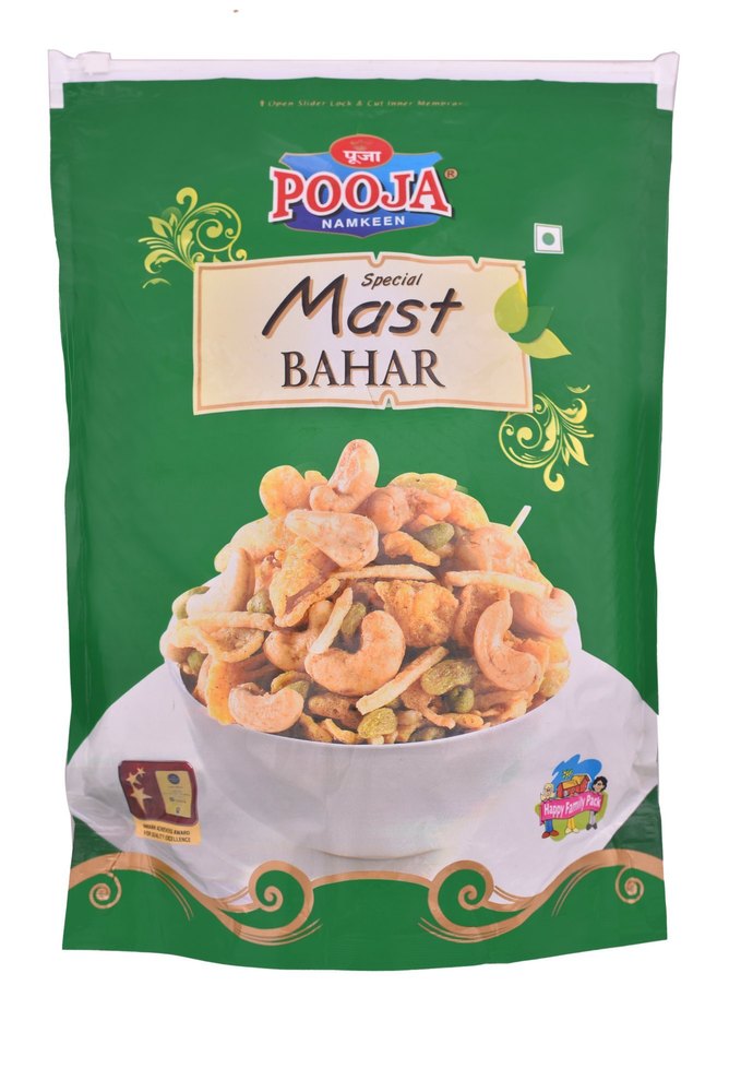 Pooja Namkeen Mast Bahar, Packaging Size: 360gms