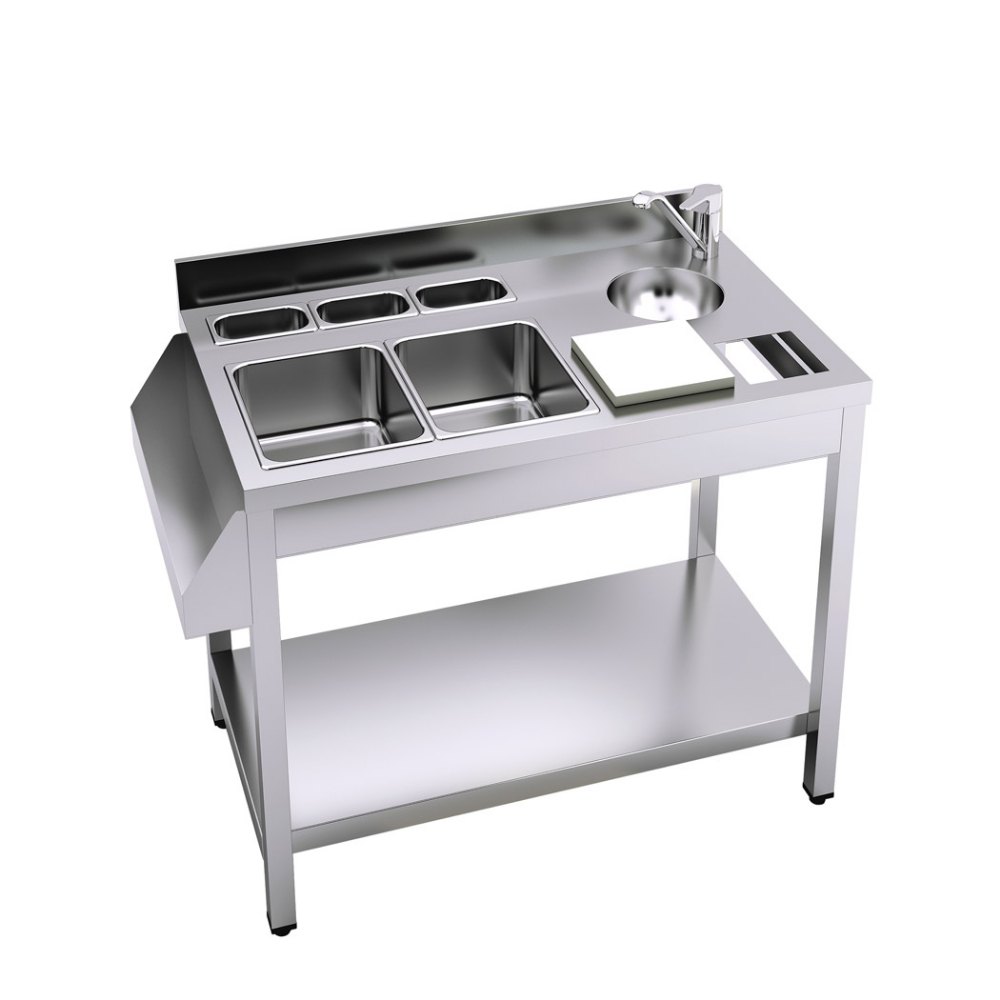 Stainless Steel Cocktail Station