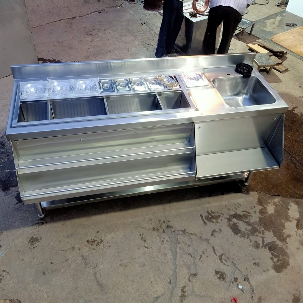 Stainless Steel Cocktail Station Medium