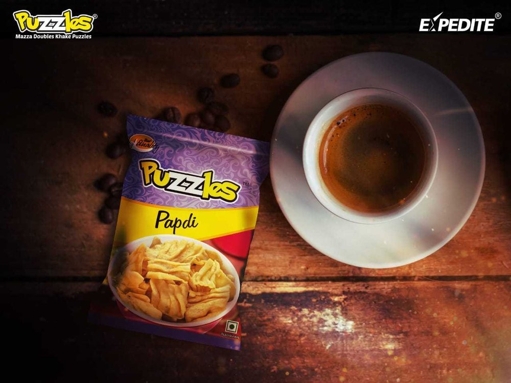 Salty Besan Puzzles Papdi Namkeen, Packaging Type: Packet, Packaging Size: 30 Grams