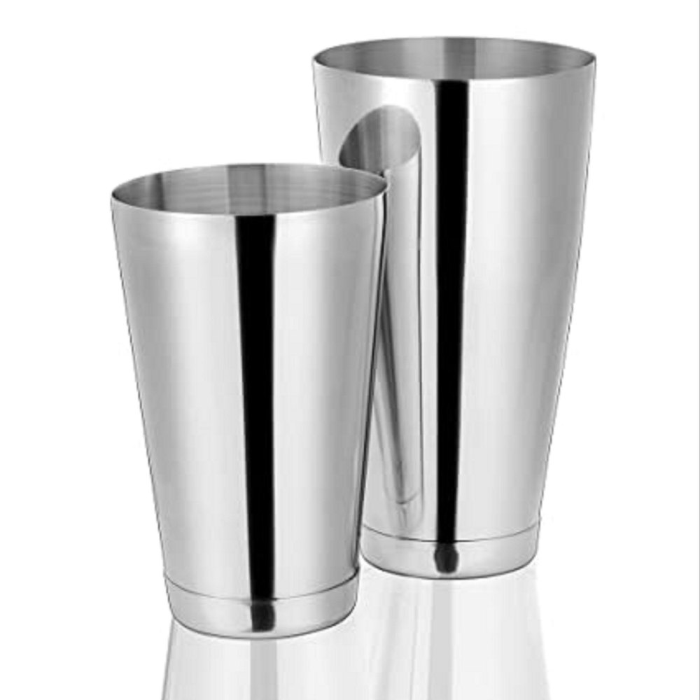 Stainless Steel Bar Shaker, Size: 28 & 18 oz