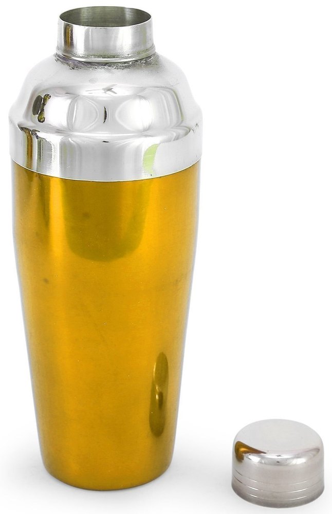Abrazo Golden Stainless Steel Cocktail Shaker