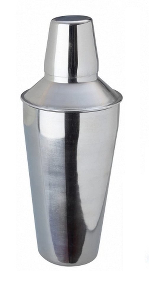 Stainless Steel Cocktail Shaker, Size: 9.5 X 9.5 X 27 Cm