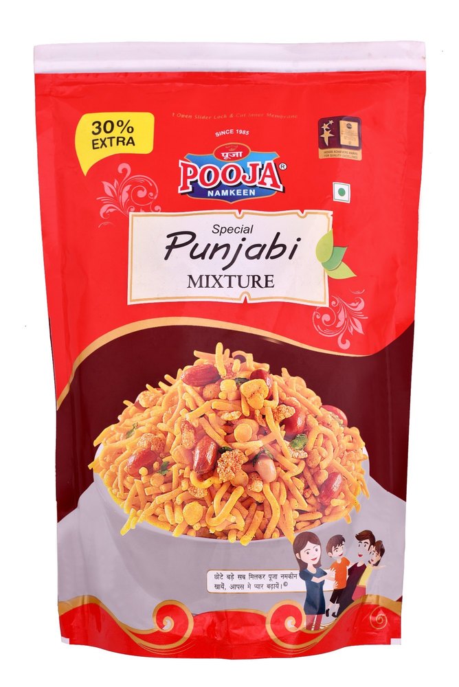 POOJA Punjabi Mixture Namkeen, Packaging Size: 360gms