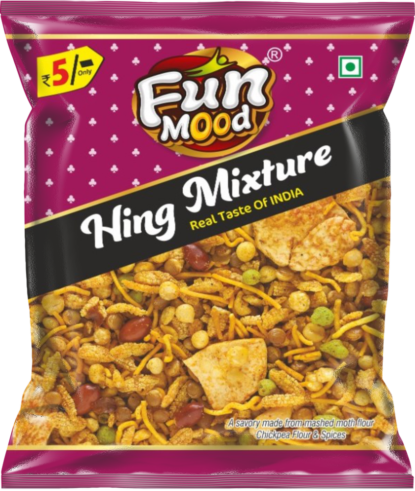 Hing Mixture Namkeen, Packaging Size: 25 Gms Per Piece