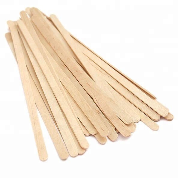 500 Disposable Wooden Stirrer, For To Mix Coffee Tea, Size: 7.5cm