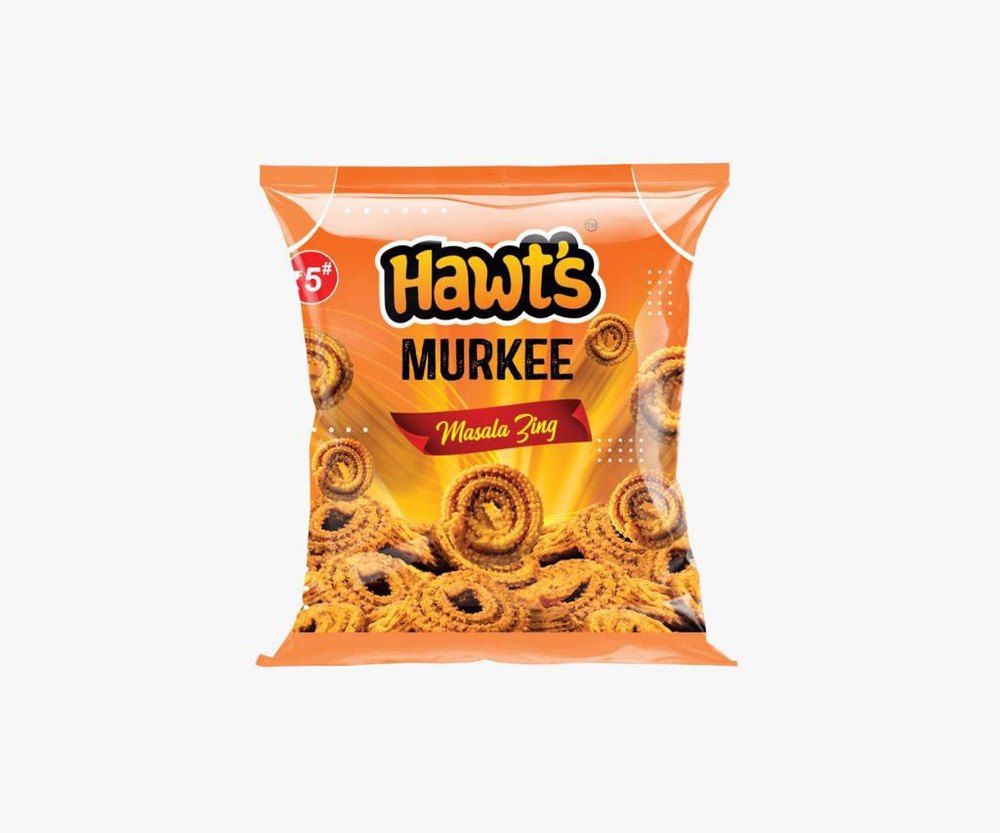 Hawt\'s Murkee Masala Zing chakli, Packaging Size: Small