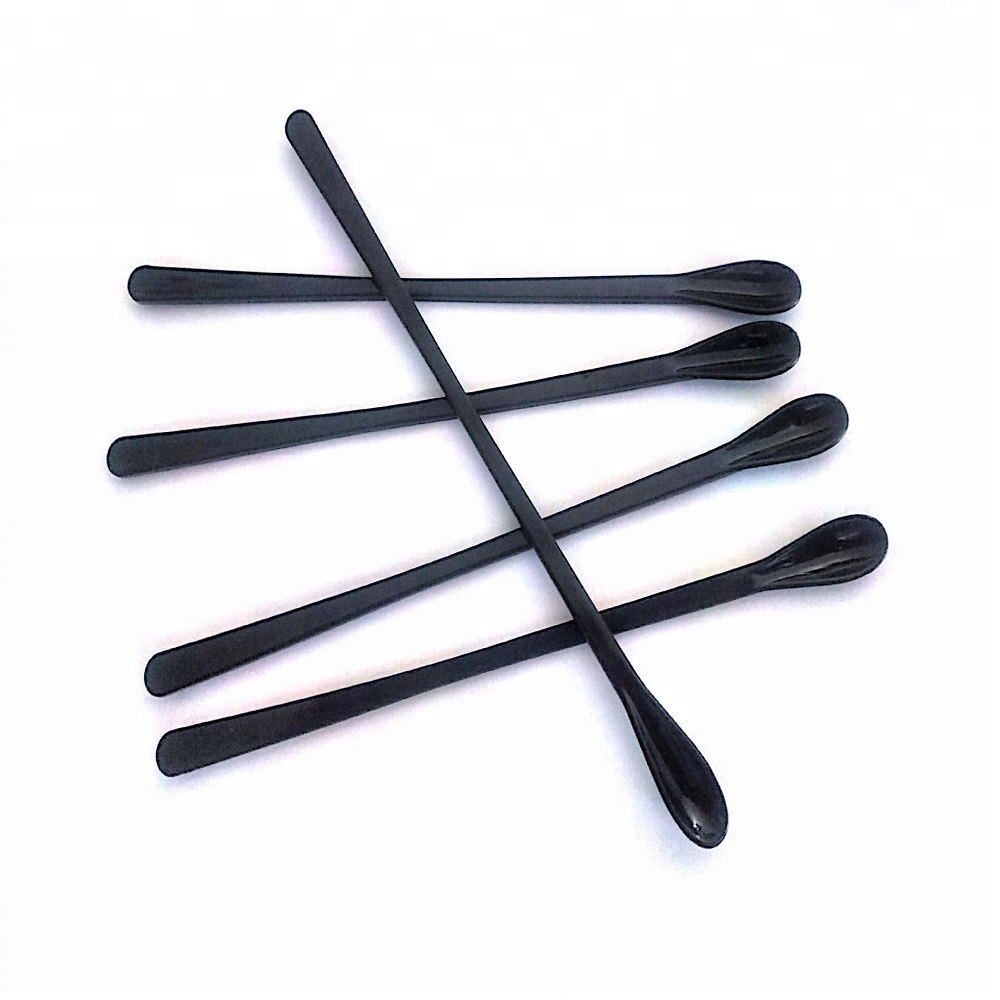 Black Plastic Stirrer, For Office