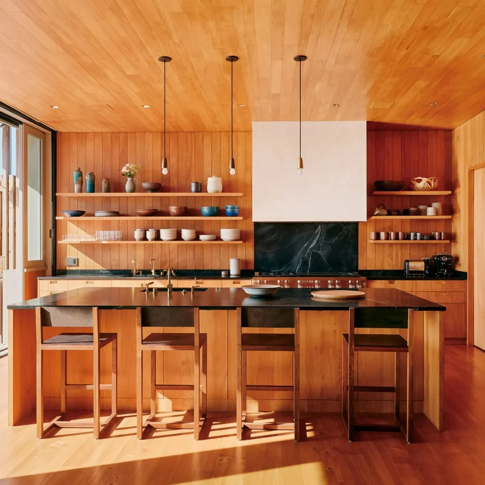 Wooden/PVC/HDHMR/MDF Modern Modular Kitchen