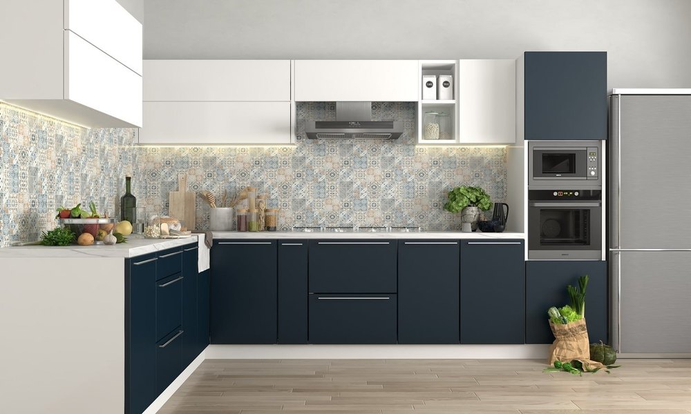 Modern Designer L Shape Modular Kitchen