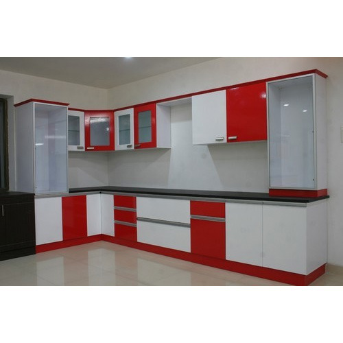 L Shape Modular Kitchen